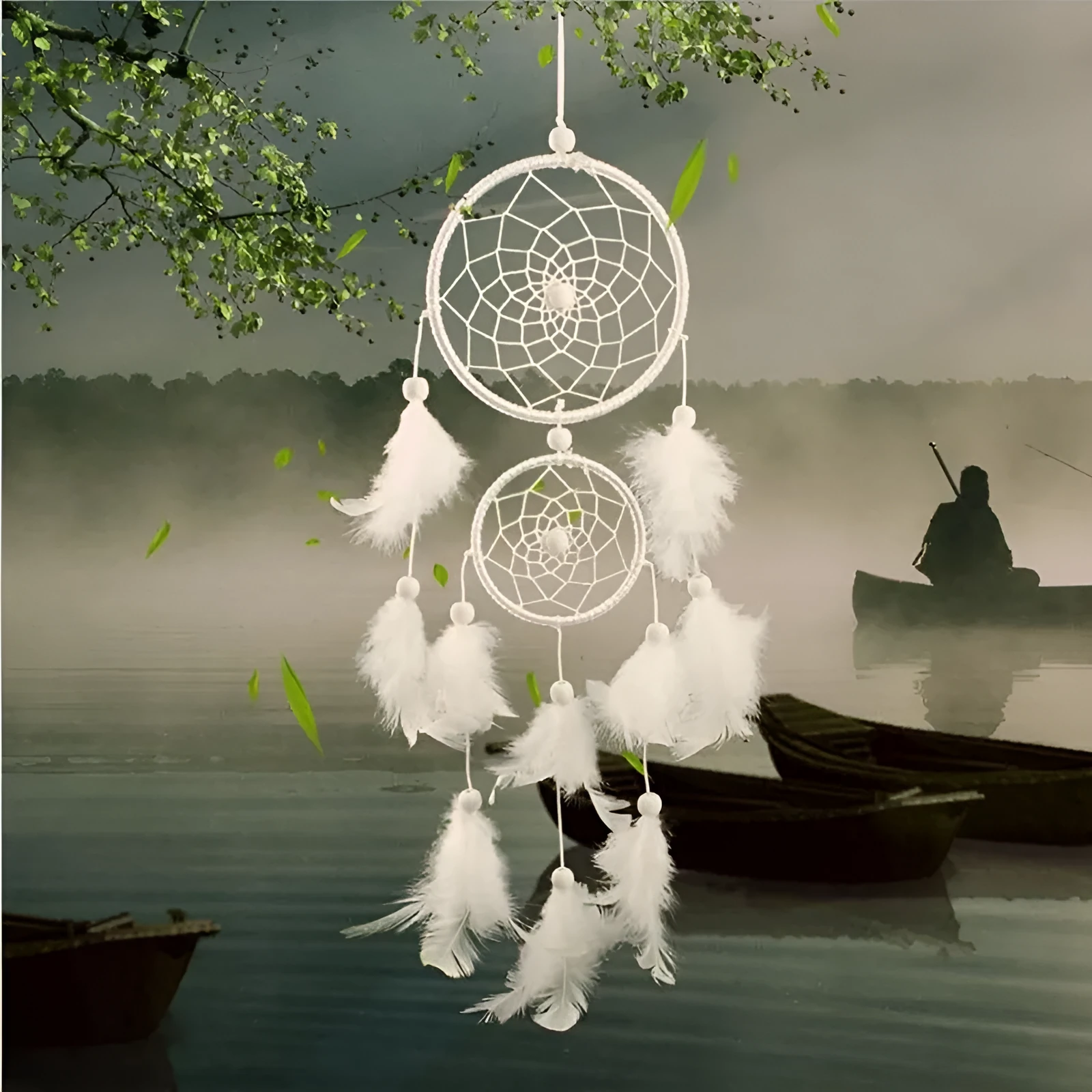 11cm white decorative feathers in European style, packed in boxes for weddings and gifts