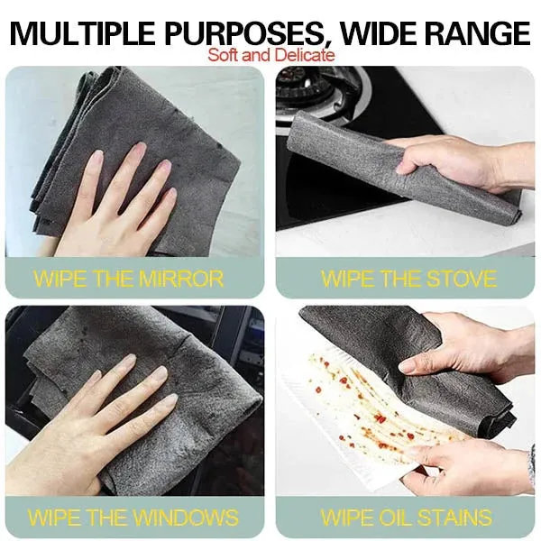 Thickened magic cleaning cloth microfiber 20x30cm for glass windows mirrors car lint-free streak-free