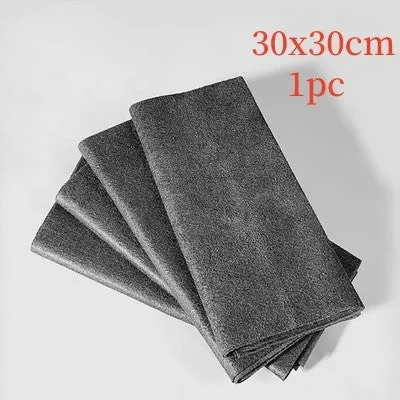 Thickened magic cleaning cloth microfiber 20x30cm for glass windows mirrors car lint-free streak-free