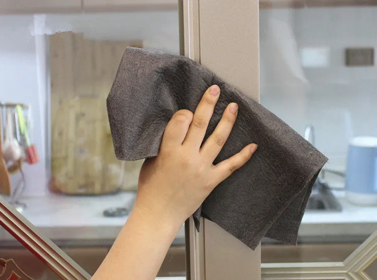 Thickened magic cleaning cloth microfiber 20x30cm for glass windows mirrors car lint-free streak-free