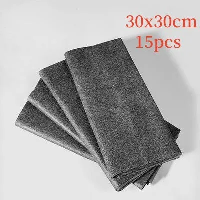 Thickened magic cleaning cloth microfiber 20x30cm for glass windows mirrors car lint-free streak-free