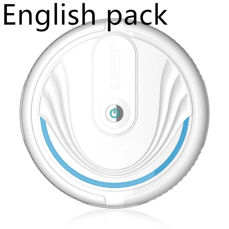 Auto sweeping vacuum robot cleaner with remote control, 23cm diameter, 6.5cm height, environmental plastic body