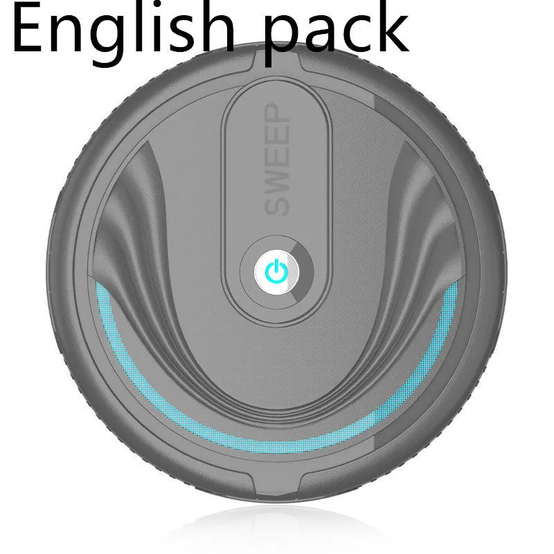 Auto sweeping vacuum robot cleaner with remote control, 23cm diameter, 6.5cm height, environmental plastic body