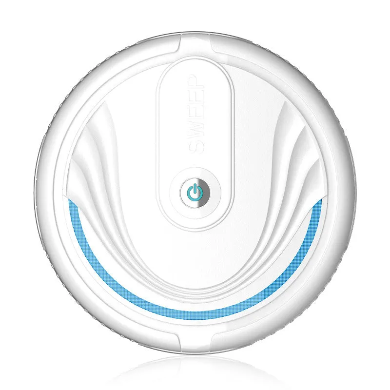 Auto sweeping vacuum robot cleaner with remote control, 23cm diameter, 6.5cm height, environmental plastic body