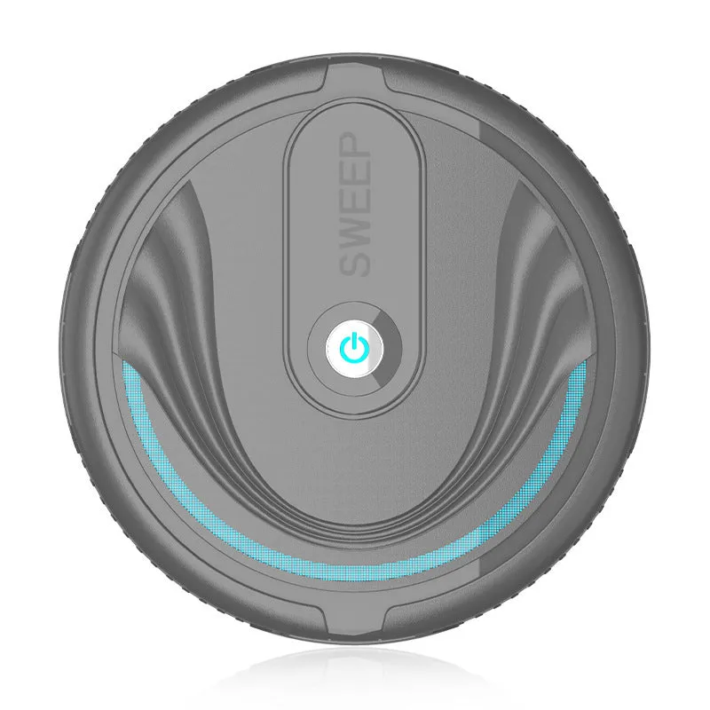 Auto sweeping vacuum robot cleaner with remote control, 23cm diameter, 6.5cm height, environmental plastic body
