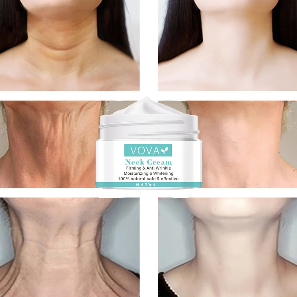 White tube of Beauty Neck Cream 30ml on a clean surface, showing product label