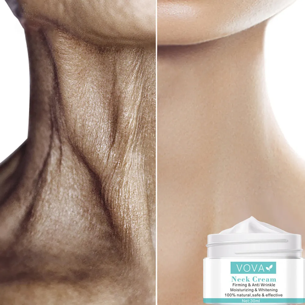 White tube of Beauty Neck Cream 30ml on a clean surface, showing product label