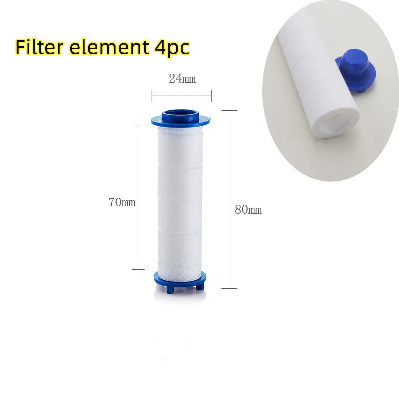 Turbo propeller shower head in gold with holder, ABS material, high-pressure rainfall design