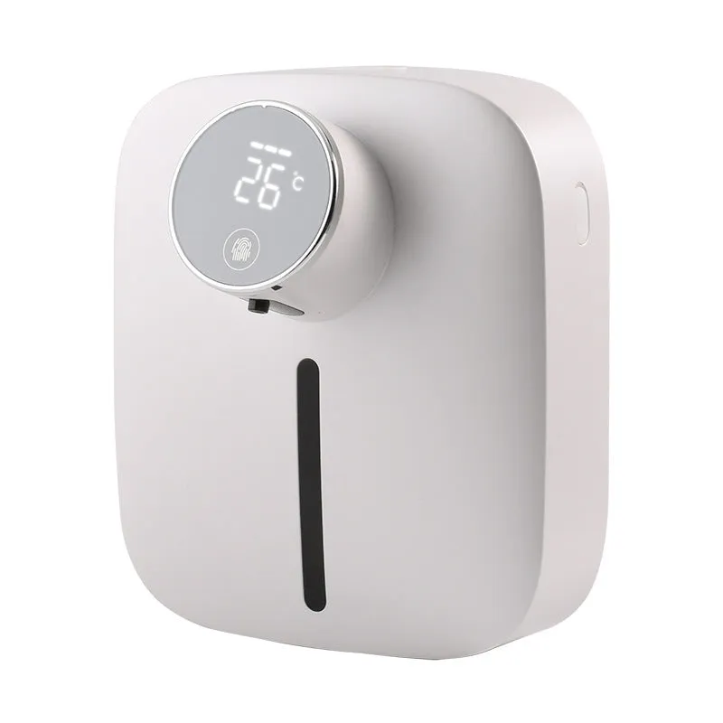Wall mounted smart sensor soap dispenser in ceramic white with 320mL tank and induction function