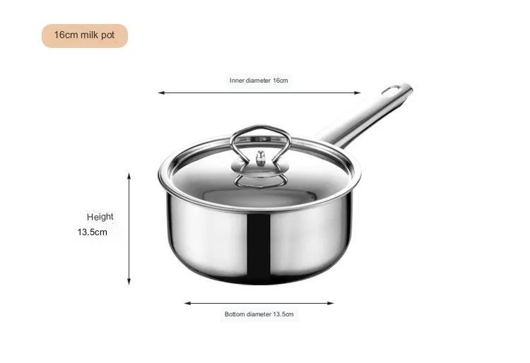 15-piece stainless steel non-stick cookware set with glass lids, spoons, and shovel on a table