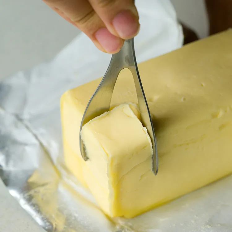 Stainless steel butter cutter with 12cm blade for baking pastry dough