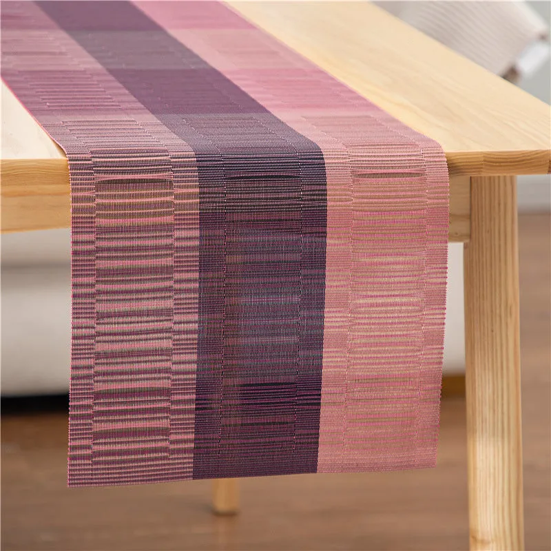 PVC non-slip kitchen sink mat in gradient bamboo black colour, shown in 30x180cm size on a countertop.