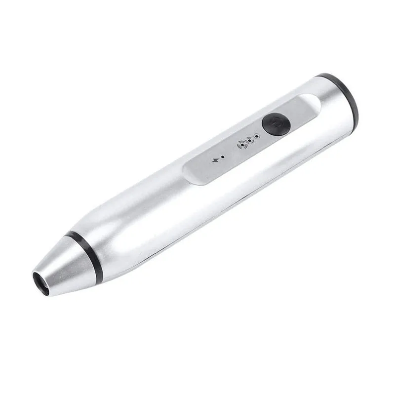 Rechargeable electric milk frother with three rod heads on white background – Black colour option
