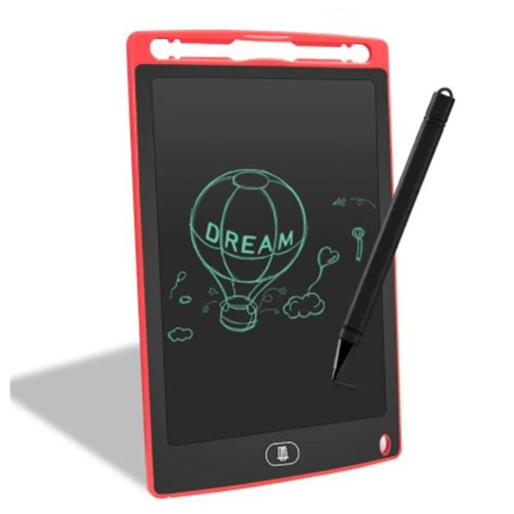 8.5 inch LCD writing board in blue with stylus pen and one-key clear button