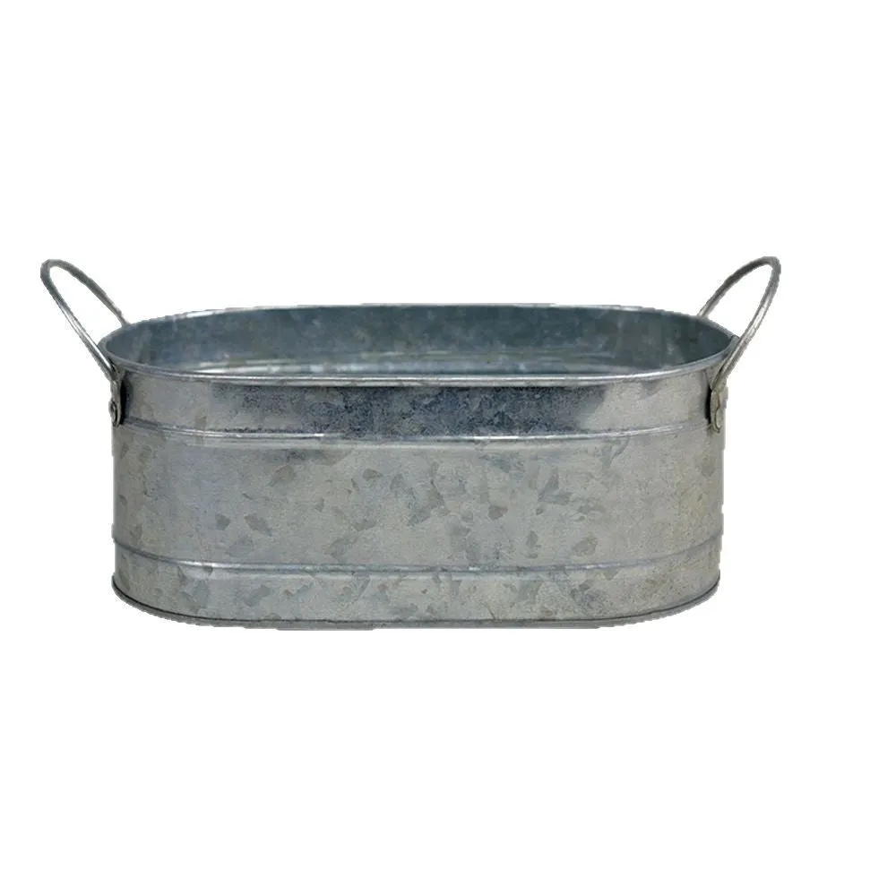Iron sheet desktop succulent flowerpot with water-saving design for small cacti and plant arrangements
