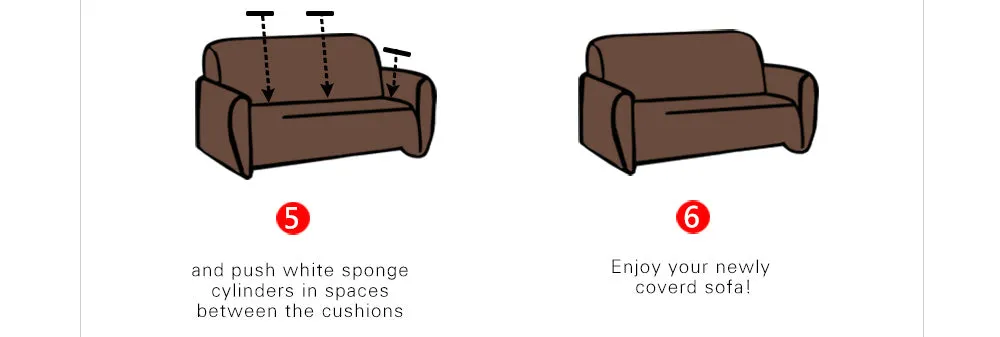 Elastic non-slip sofa cover in a colourful pattern, single seater size 90-140 cm, high-density fabric