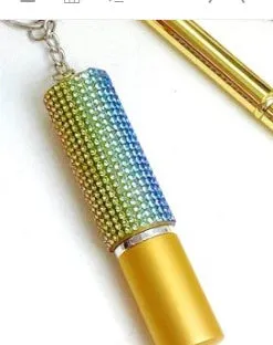 Decorative glass perfume atomiser in gift box – refillable spray bottle available in 48 colour options including gold, pink, blue and leopard print