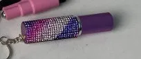 Decorative glass perfume atomiser in gift box – refillable spray bottle available in 48 colour options including gold, pink, blue and leopard print
