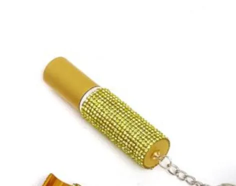 Decorative glass perfume atomiser in gift box – refillable spray bottle available in 48 colour options including gold, pink, blue and leopard print
