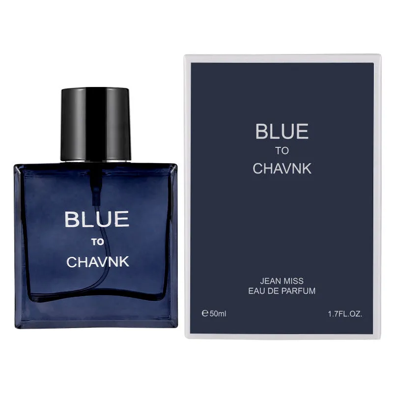 Men's perfume in black bottle with woody citrus fragrance notes of sandalwood and cedar