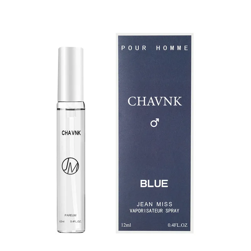 Men's perfume in black bottle with woody citrus fragrance notes of sandalwood and cedar