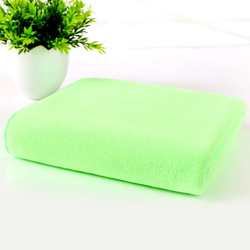 Microfiber bath towel 70 x 140cm in beige, blue, brown, green, pink, purple, red, white, yellow
