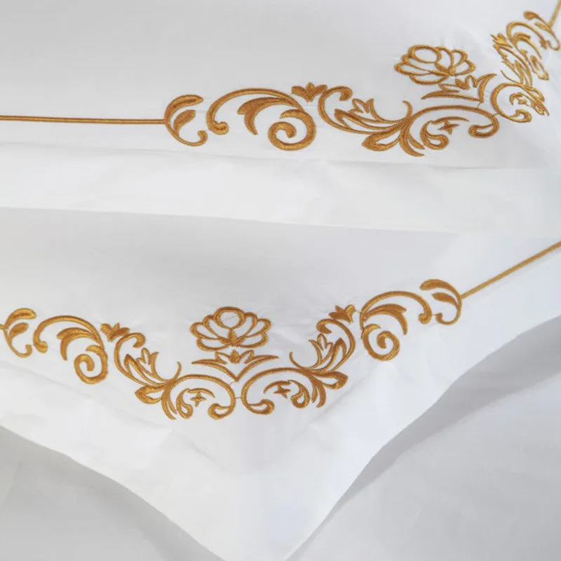 Four-piece 100% pure cotton bedding set with plain pattern, 60-thread-count twill weave, reactive dyeing, in 200x230cm size