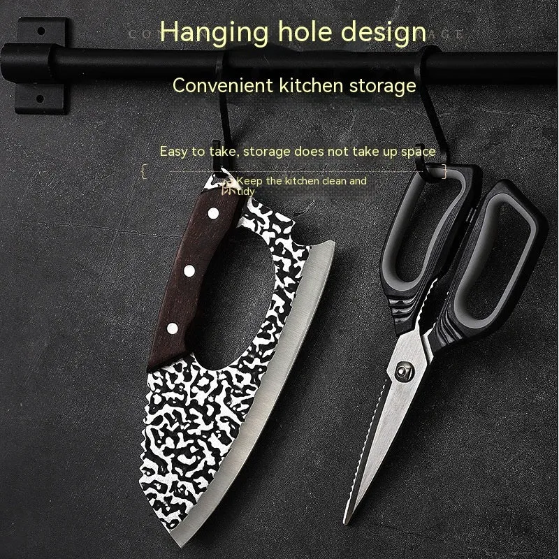 Labour-saving forged 4 chromium steel kitchen knife with comfortable grip for vegetable cutting