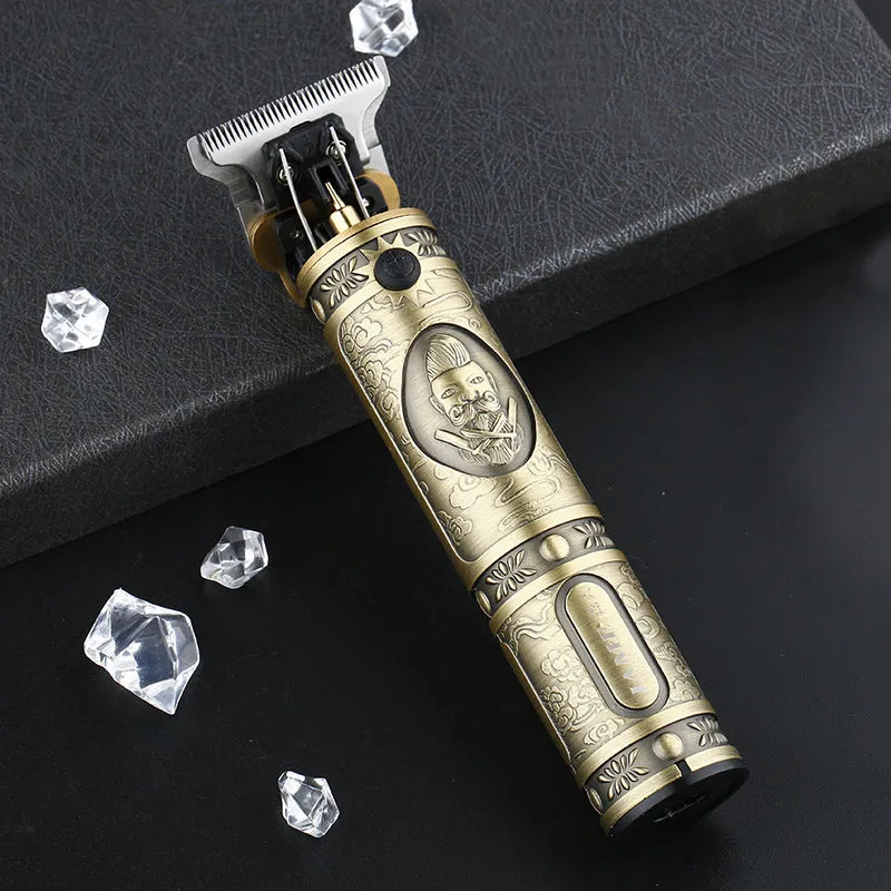 Professional hair and beard trimmer metal stainless steel 20x10x5.5cm USB charging gradient colour