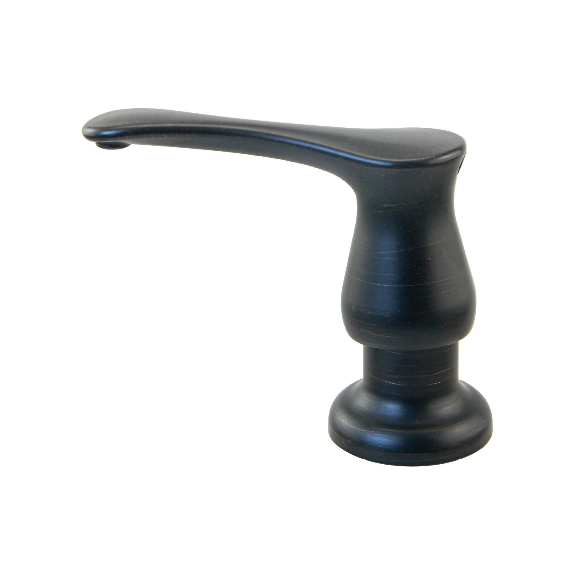 American kitchen sink hand washing accessory ABS electroplated hand press dispenser brushed gold finish