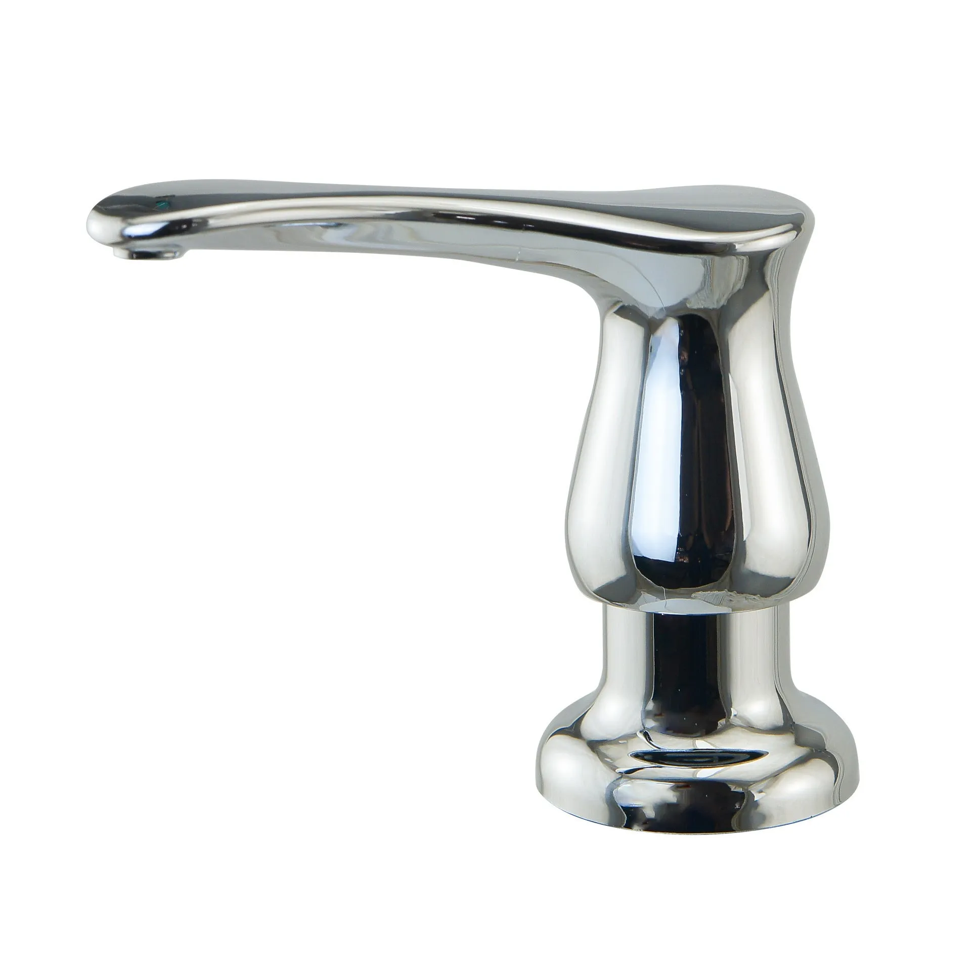 American kitchen sink hand washing accessory ABS electroplated hand press dispenser brushed gold finish