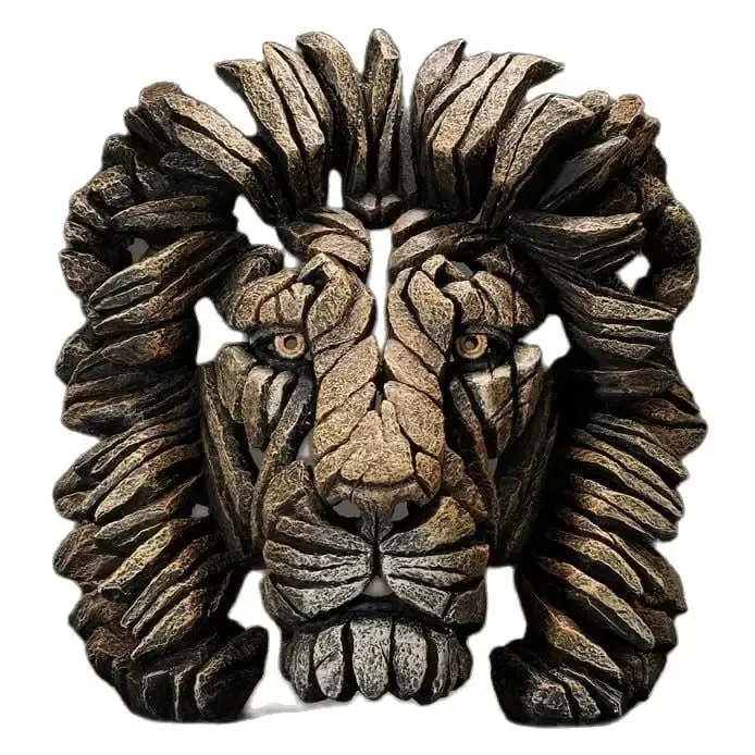Hand-painted resin animal sculpture pendant in American cartoon style, 20 x 9.5 x 13.5 cm, choice of chameleon frog lion shark