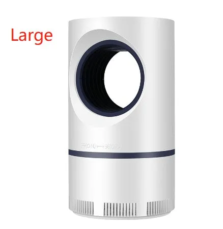 White large bionic mosquito killer lamp with violet light and USB power for indoor use