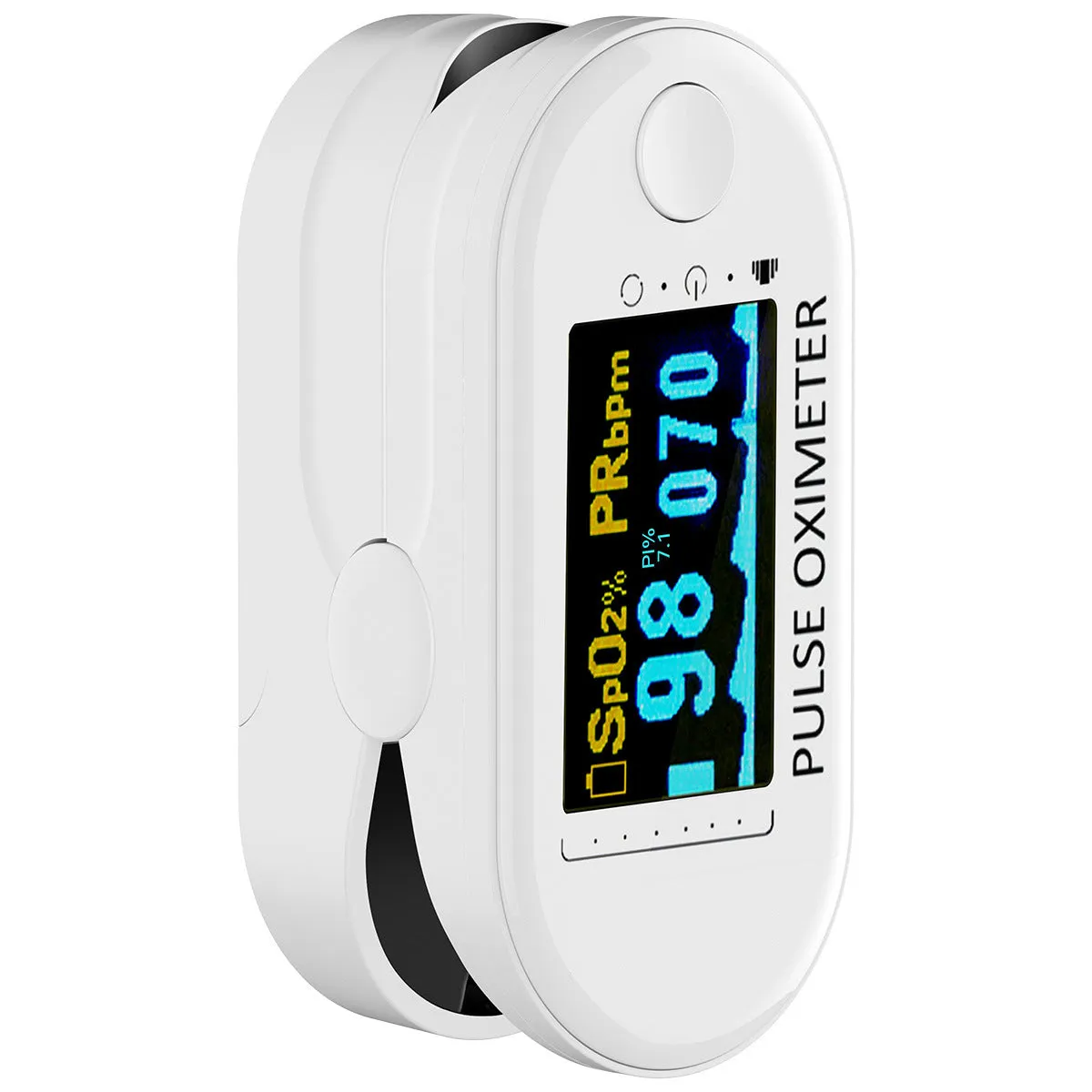Fingertip pulse oximeter H6 H8 battery powered plastic monitor for oxygen saturation