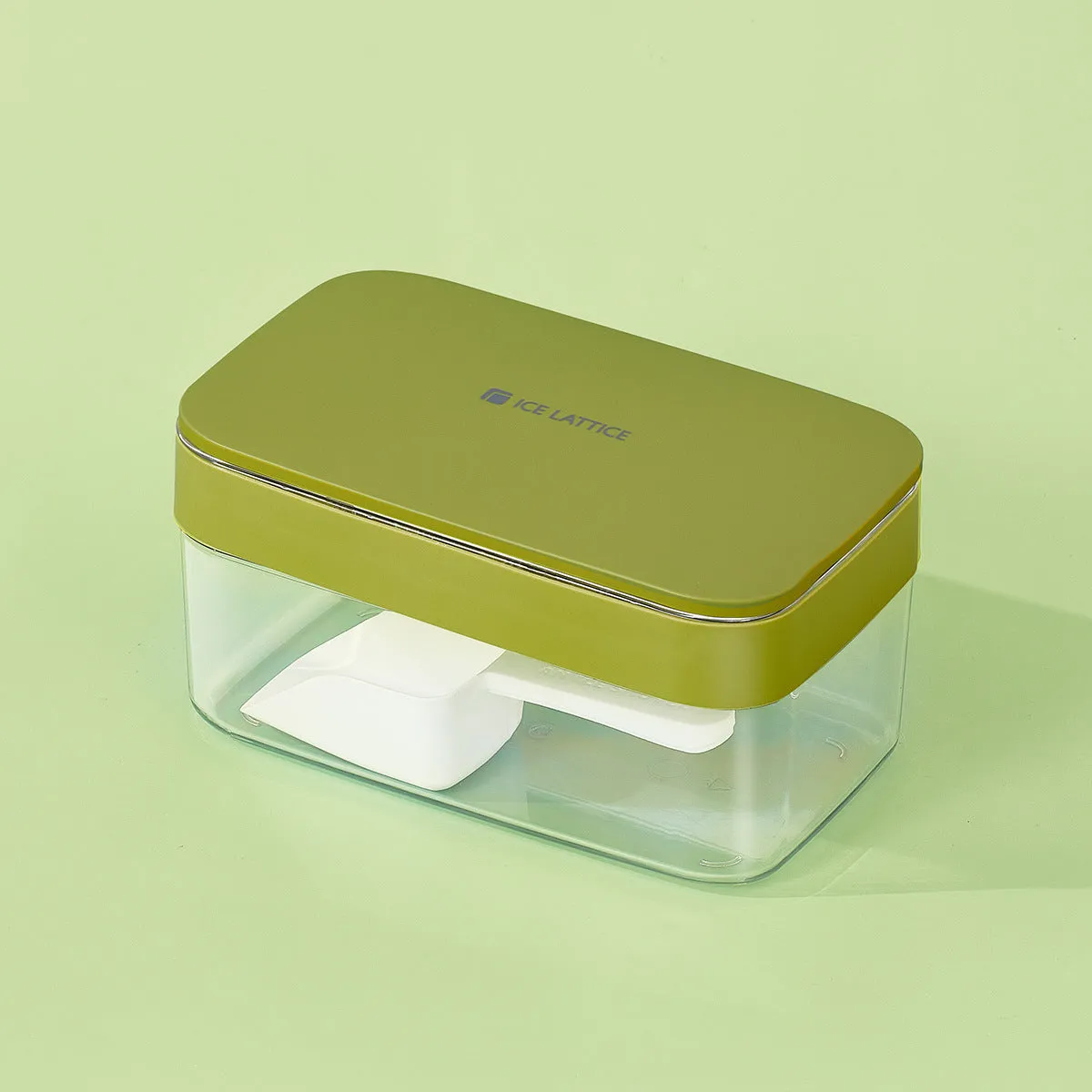 Silicone ball ice hockey mold in ivory white on a countertop, showing round cavity shapes for large ice cubes