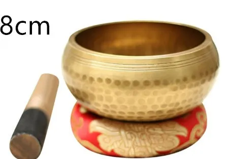 Tibet singing bowl ring copper 7 metals for meditation yoga feng shui