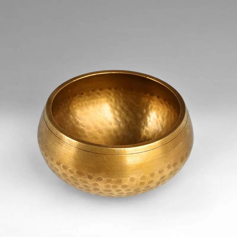 Tibet singing bowl ring copper 7 metals for meditation yoga feng shui