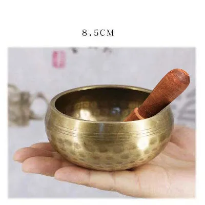 Tibet singing bowl ring copper 7 metals for meditation yoga feng shui