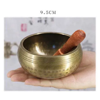 Tibet singing bowl ring copper 7 metals for meditation yoga feng shui
