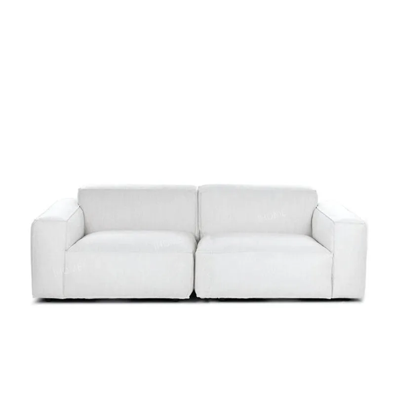 Modern velvet L-shaped sofa combination in beige, 200cm or 275cm width, sponge filled