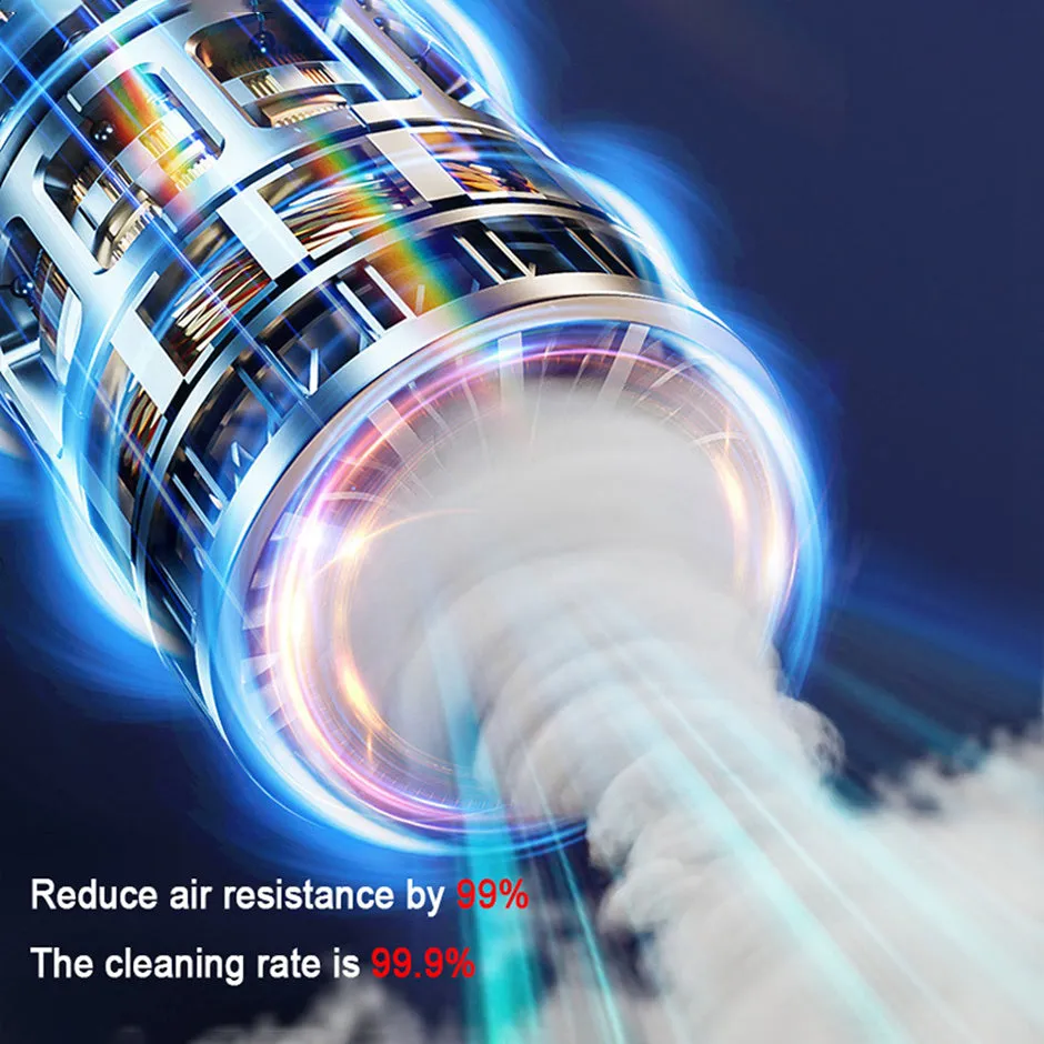 Wireless handheld car vacuum cleaner ABS body with rechargeable lithium battery and USB charging cable