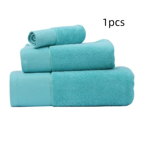 Cotton absorbent hotel bath towel 70x140cm 600g in white blue grey colours