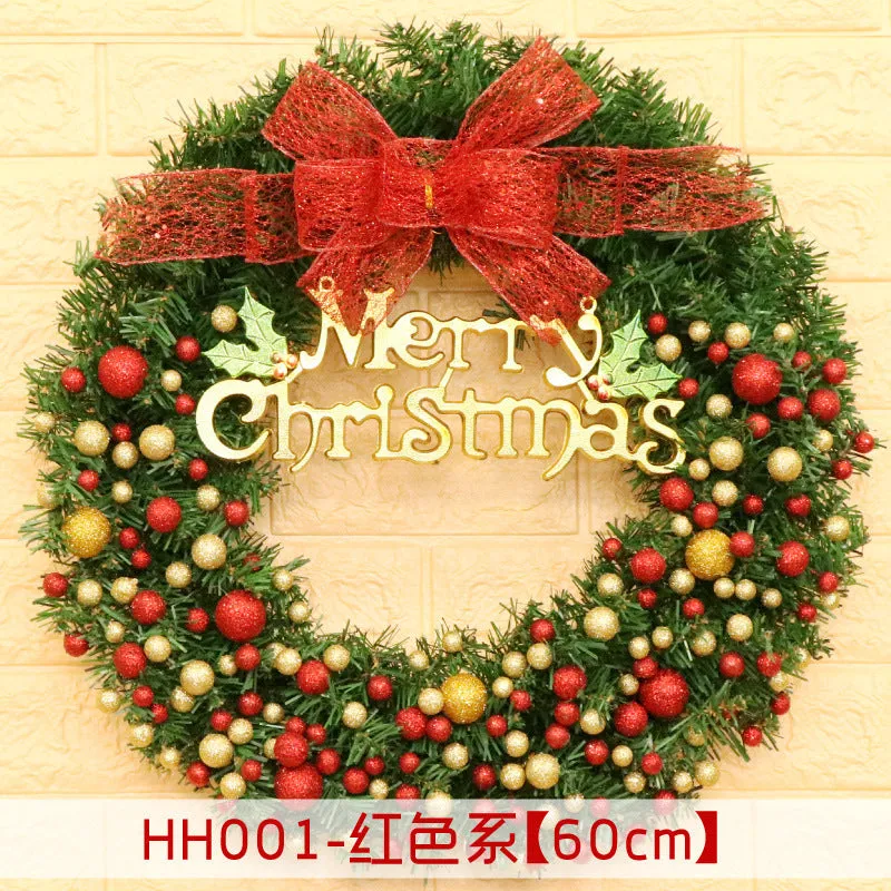 Natural rattan Christmas wreath ring door hanging in 40cm 50cm 60cm sizes