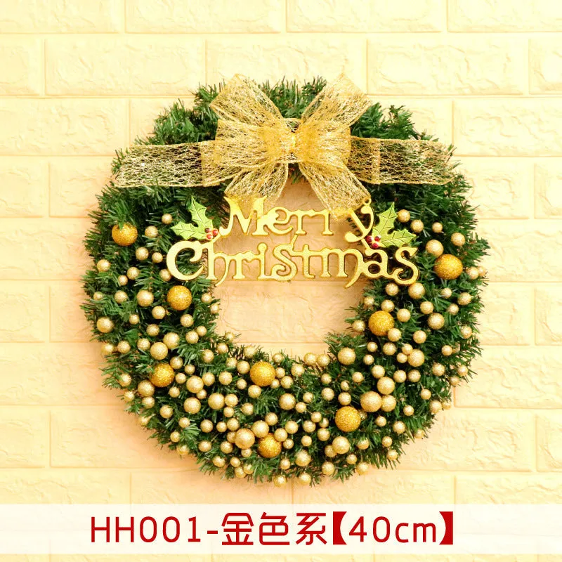 Natural rattan Christmas wreath ring door hanging in 40cm 50cm 60cm sizes
