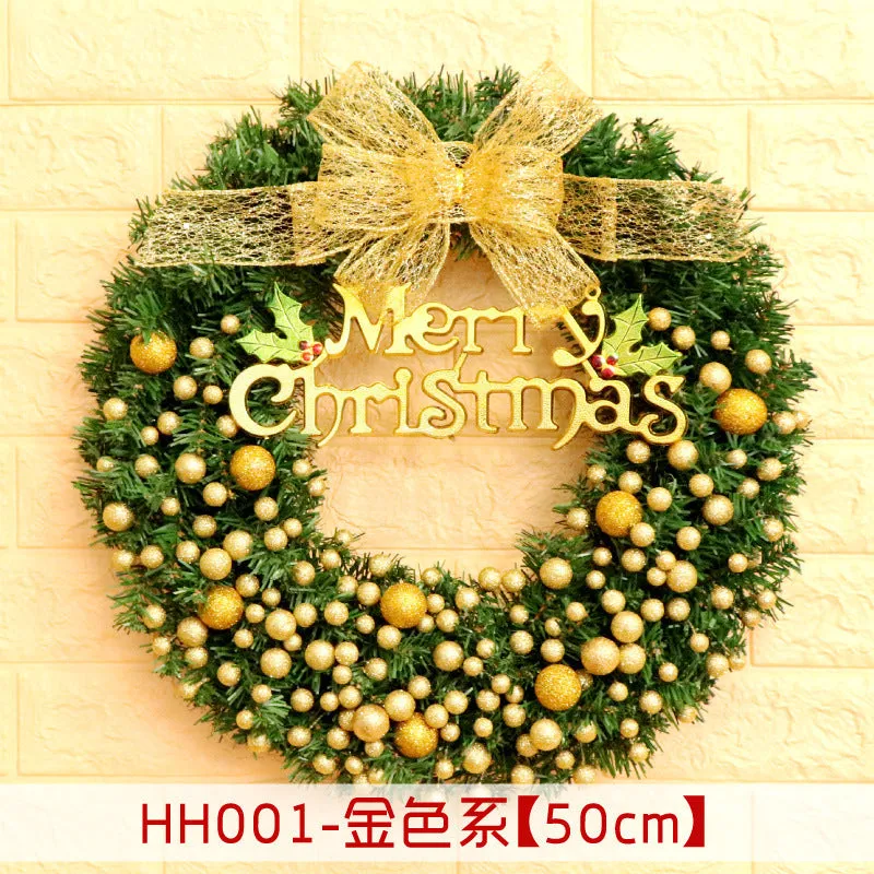 Natural rattan Christmas wreath ring door hanging in 40cm 50cm 60cm sizes