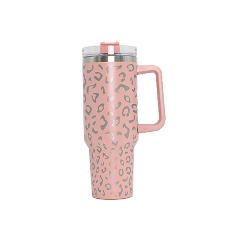304 stainless steel vacuum cup 40oz second generation in black with double-wall insulation