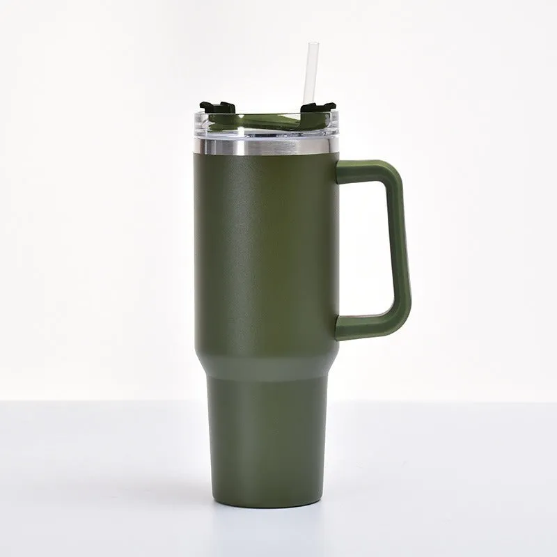 304 stainless steel vacuum cup 40oz second generation in black with double-wall insulation