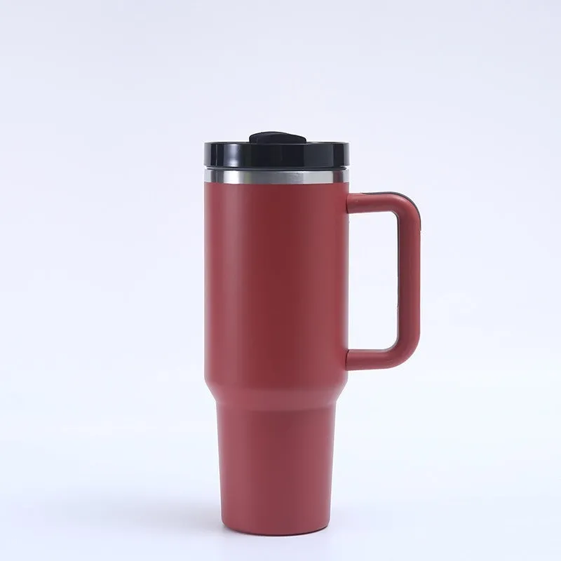 304 stainless steel vacuum cup 40oz second generation in black with double-wall insulation
