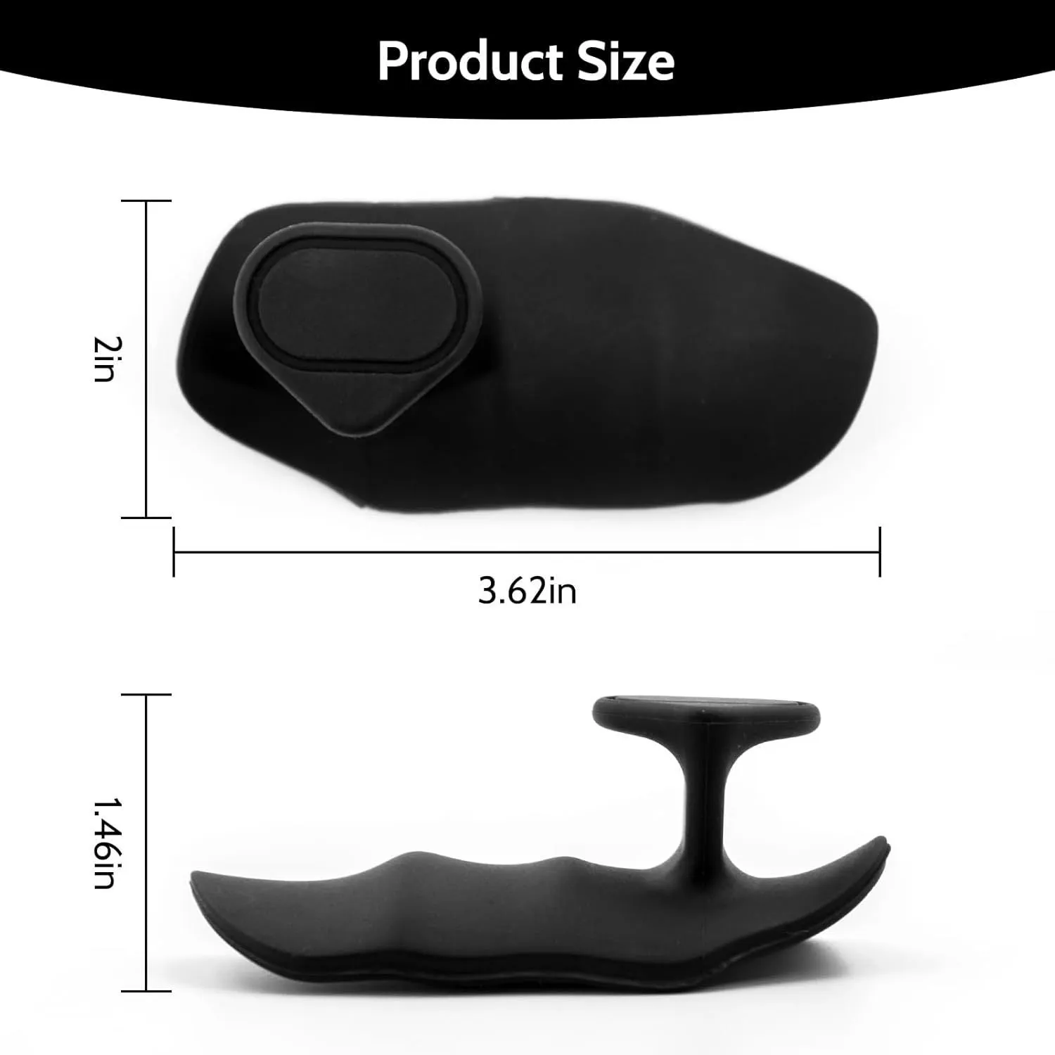 Anti-slip grip strengthener for dumbbell lifting in gray color