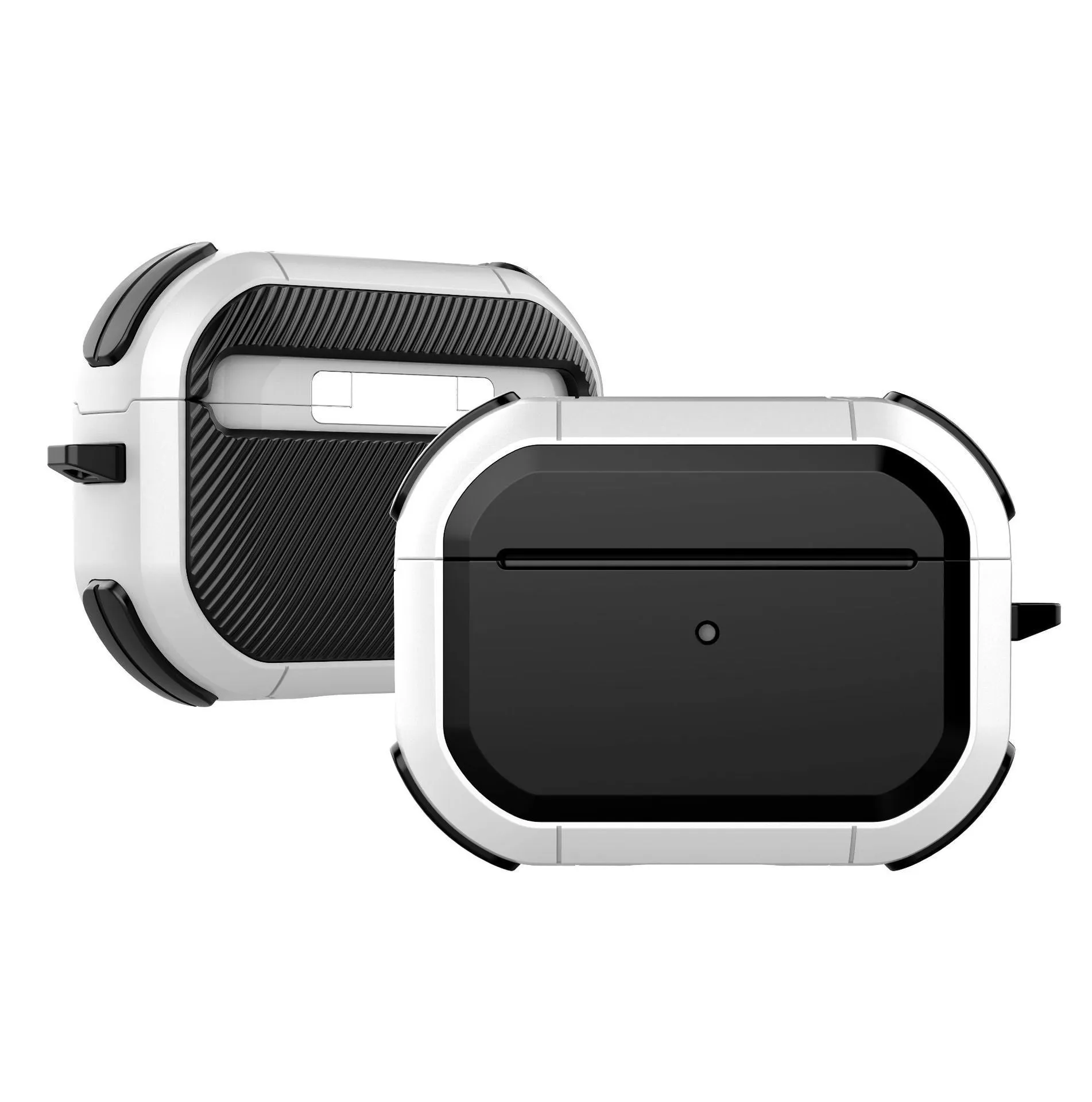 TPU and PC clamshell protective sleeve for AirPods Pro case in a selection of colours